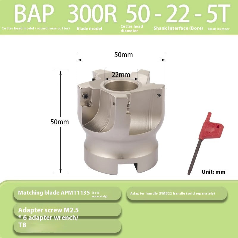 6020 CNC lathe tooling 300R/400R machining center right-angle end milling cutter discs 90° cutter discs for AP milling inserts Shandong Denso Pricision Tools Co.,Ltd.